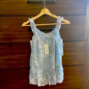 Blue summer blouse